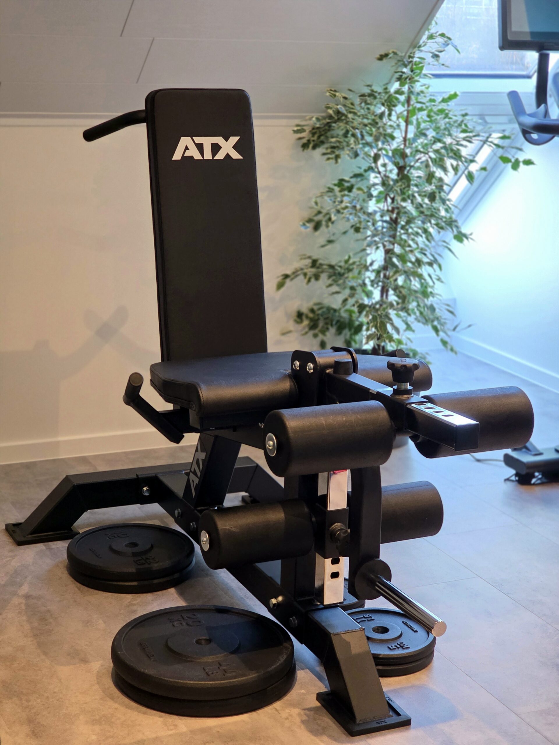 Leg extension en curl machine